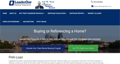 Desktop Screenshot of fha-loantips.com